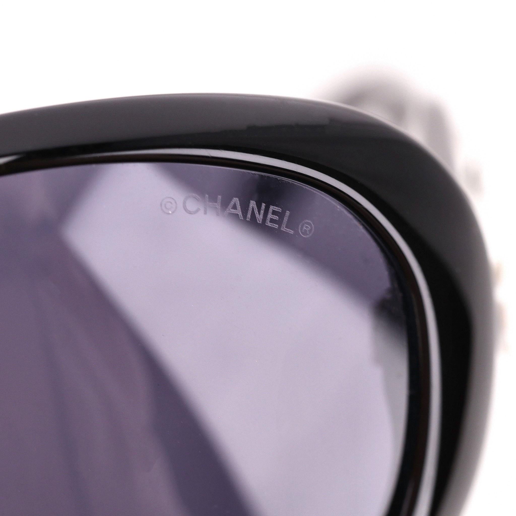 Chanel Camellia 'CC' Logo Sunglasses 2