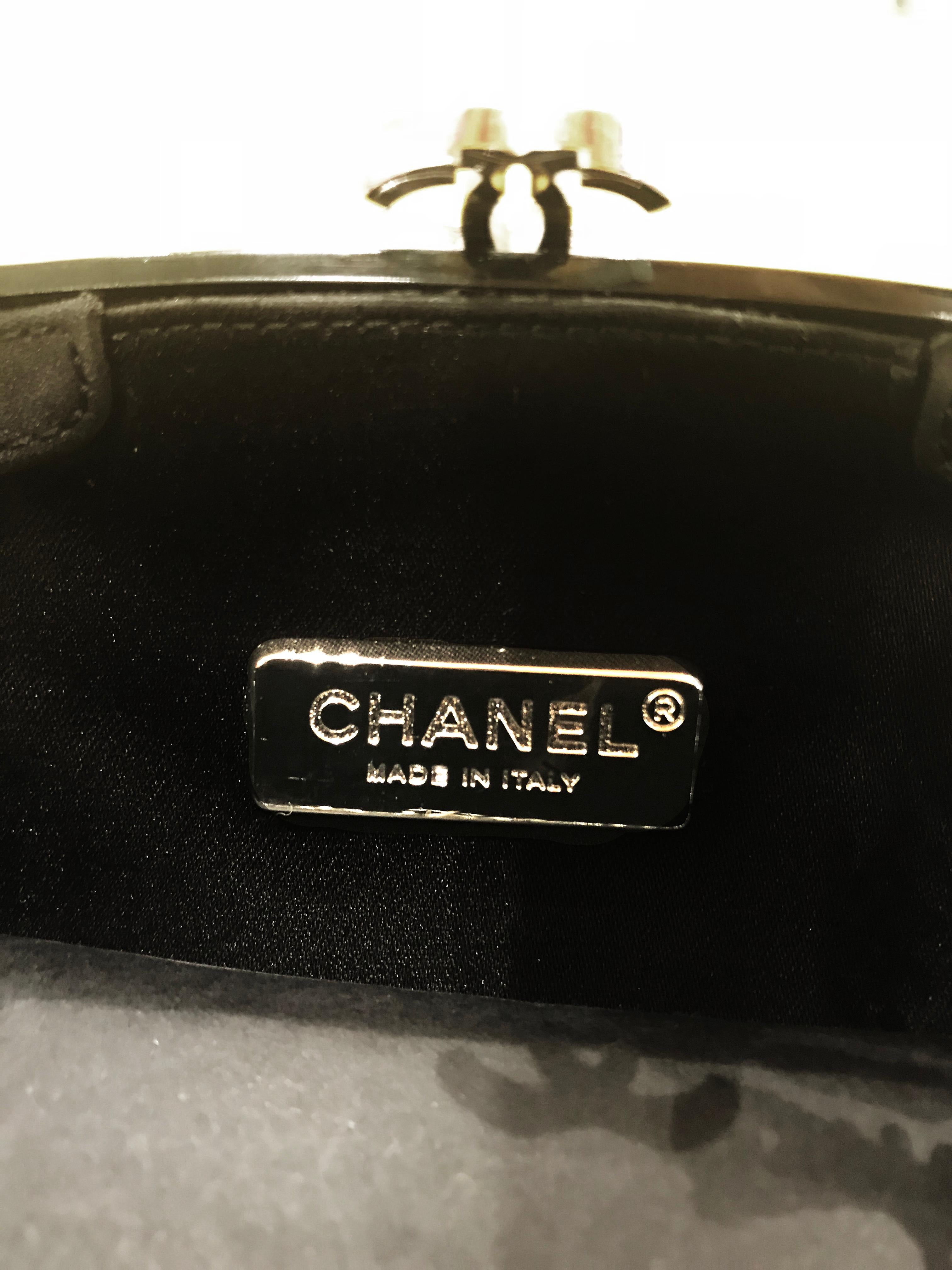 Chanel Camellia Collector's Clutch Bag For Sale 2