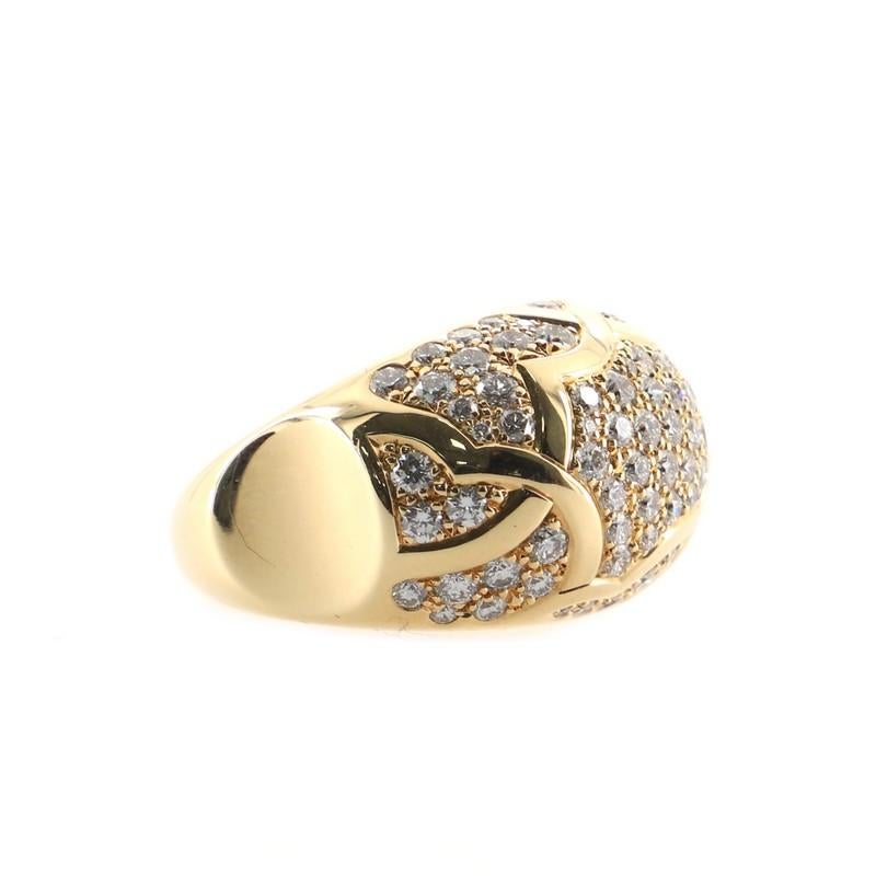 Condition: Excellent. Faint wear throughout.
Accessories: No Accessories
Measurements: Size: 6.25 - 53, Width: 15.25 mm
Designer: Chanel
Model: Camellia Dome Ring 18K Yellow Gold and Diamonds
Exterior Color: Yellow Gold
Brand Code: No Code
Item