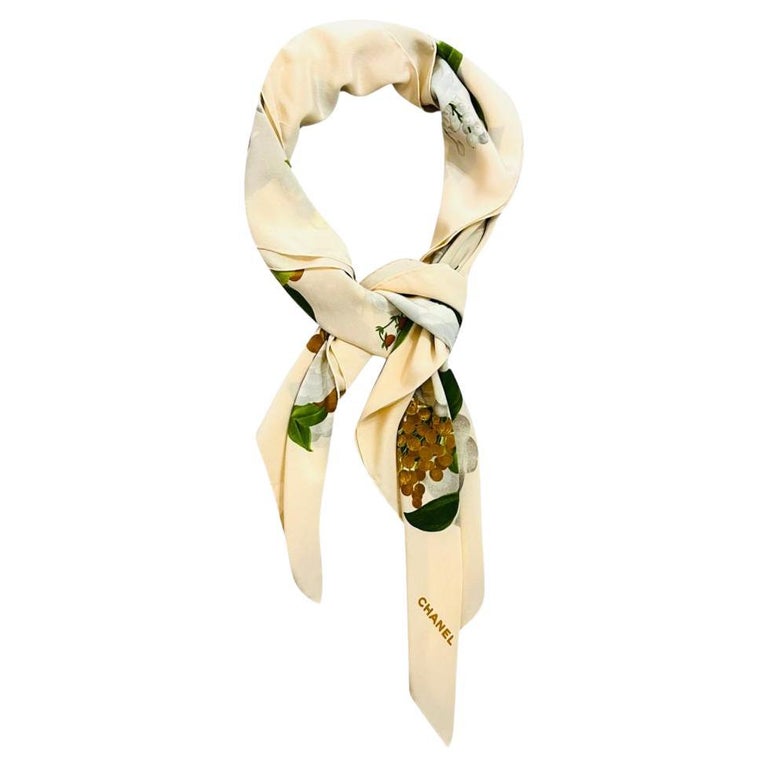 CAMELLIA SILK TRIANGLE SCARF REVERSIBLE DOUBLE LAYER - audrey