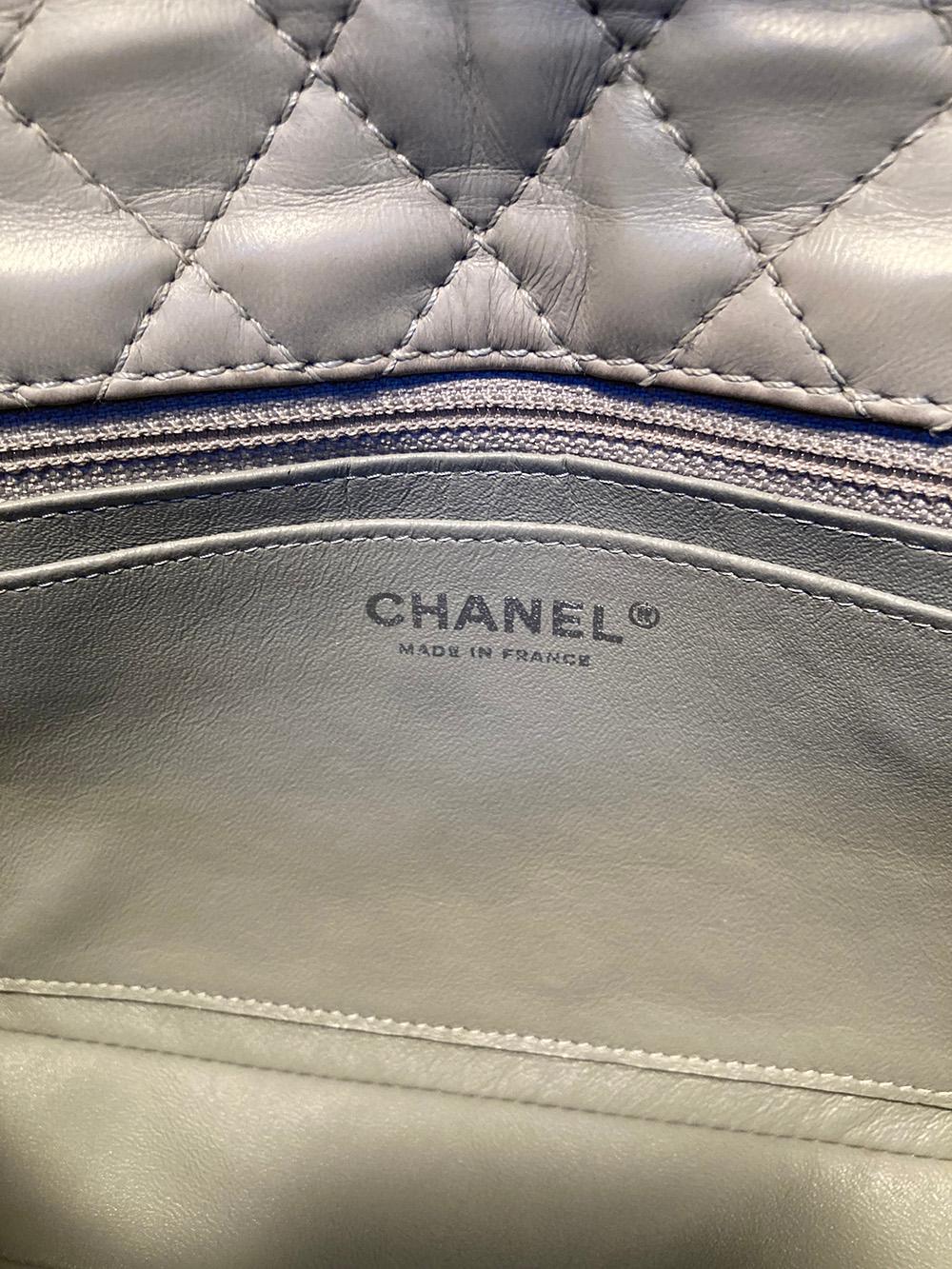 Chanel Camellia Follies Embroidered Medium Classic Flap For Sale 1