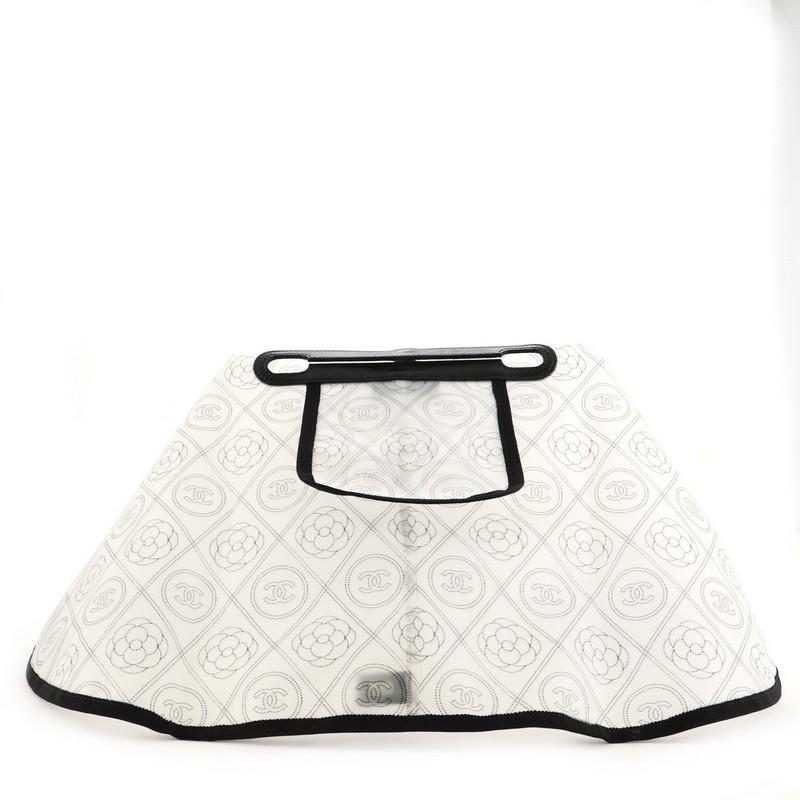Chanel Camellia Handbag Raincoat Printed PVC
