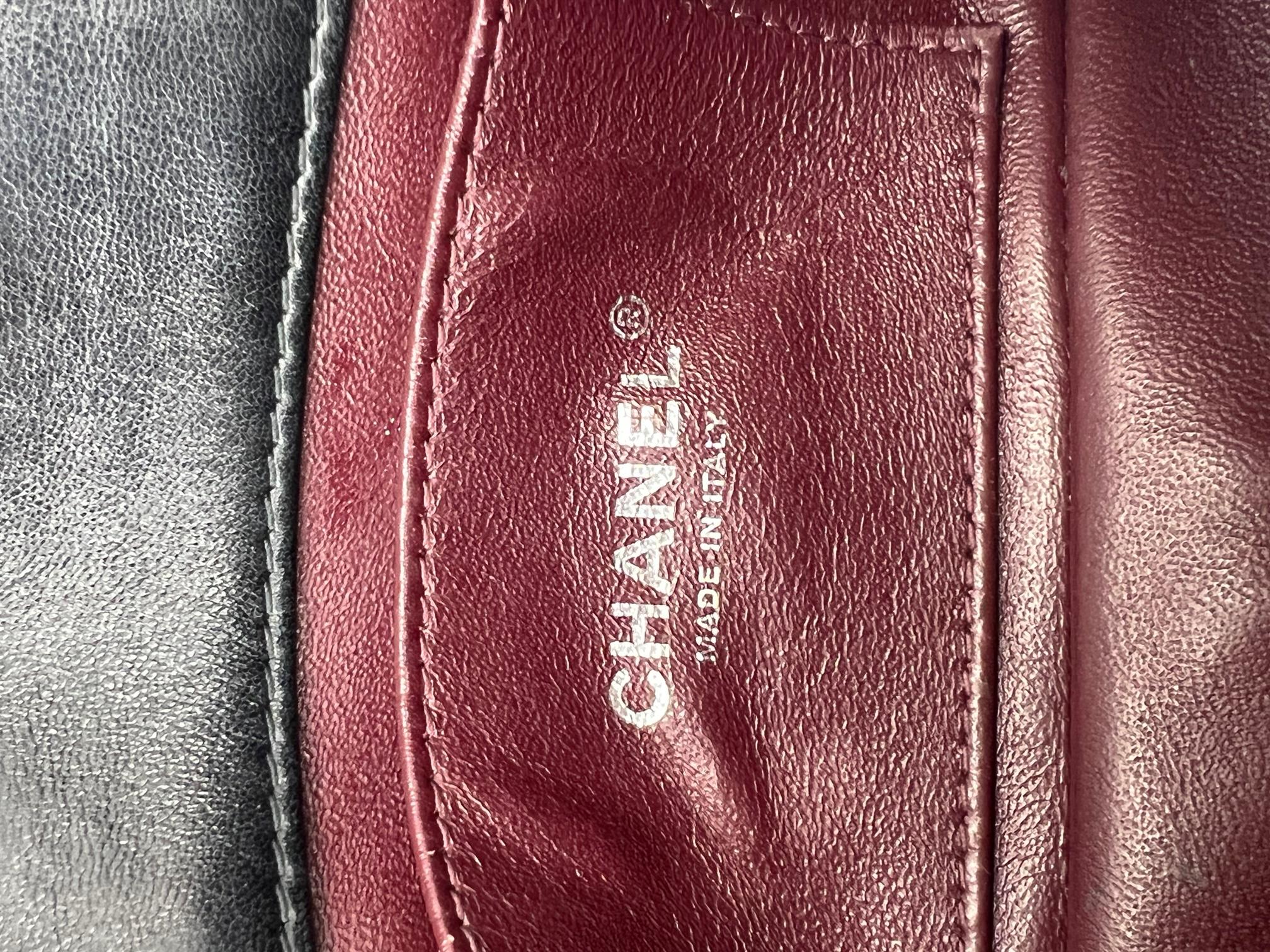 CHANEL Camellia Lambskin Patent Around Flap Crossbody Bag 3