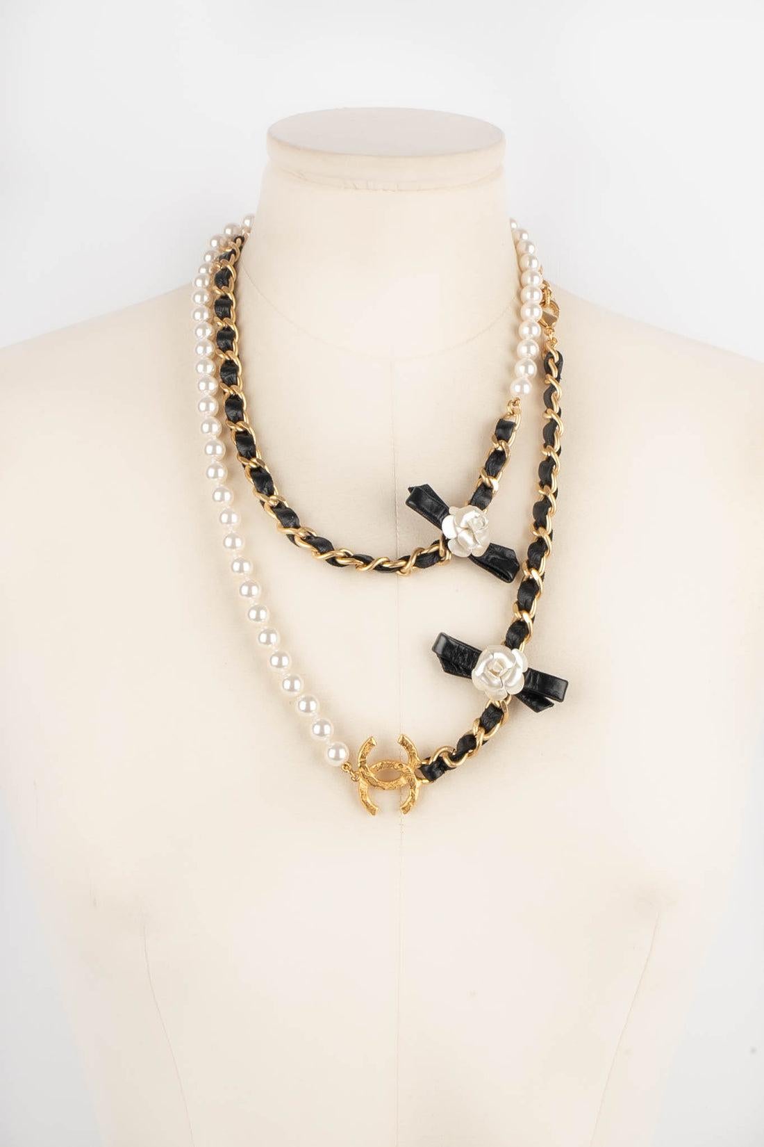 Women's Chanel Camellia Long Necklace, 2020