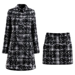 CHANEL Kamelienmotiv Lesage Tweed Ensemble 38 FR