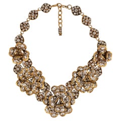 Chanel camellia necklace Haute Couture