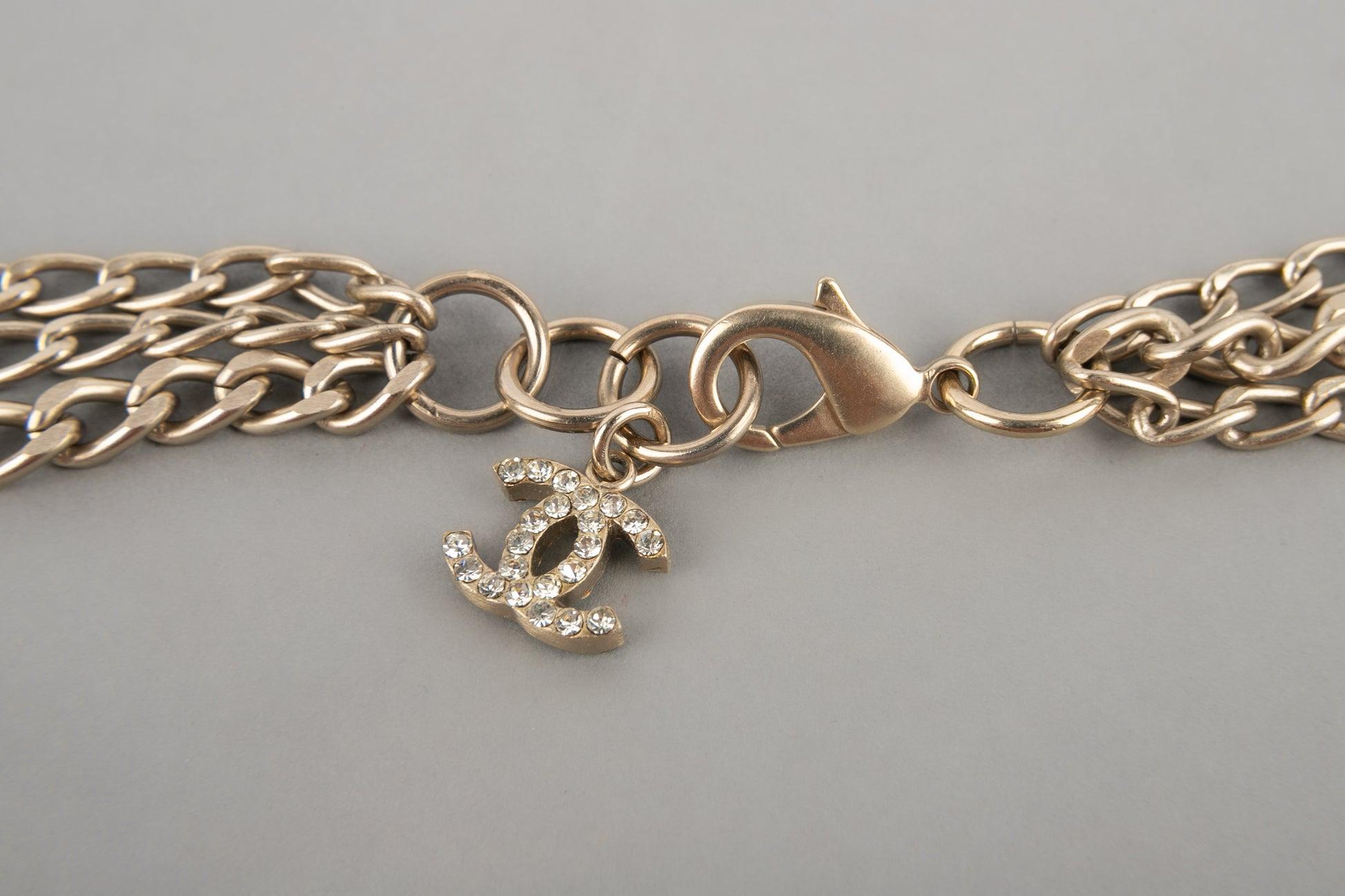 Chanel Camellia Necklace with Costume Pearls, 2005 6