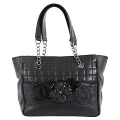 Chanel Camellia No.5 Tote Quilted Lambskin Medium