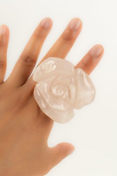 Chanel Camellia Ring in Bakelite, 2002