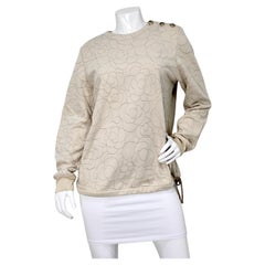 Chanel Stitch by Stitch by Stitch by Stitch en coton beige circa 2018