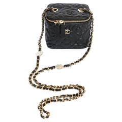 Chanel Schminktasche BN mit Kamelie