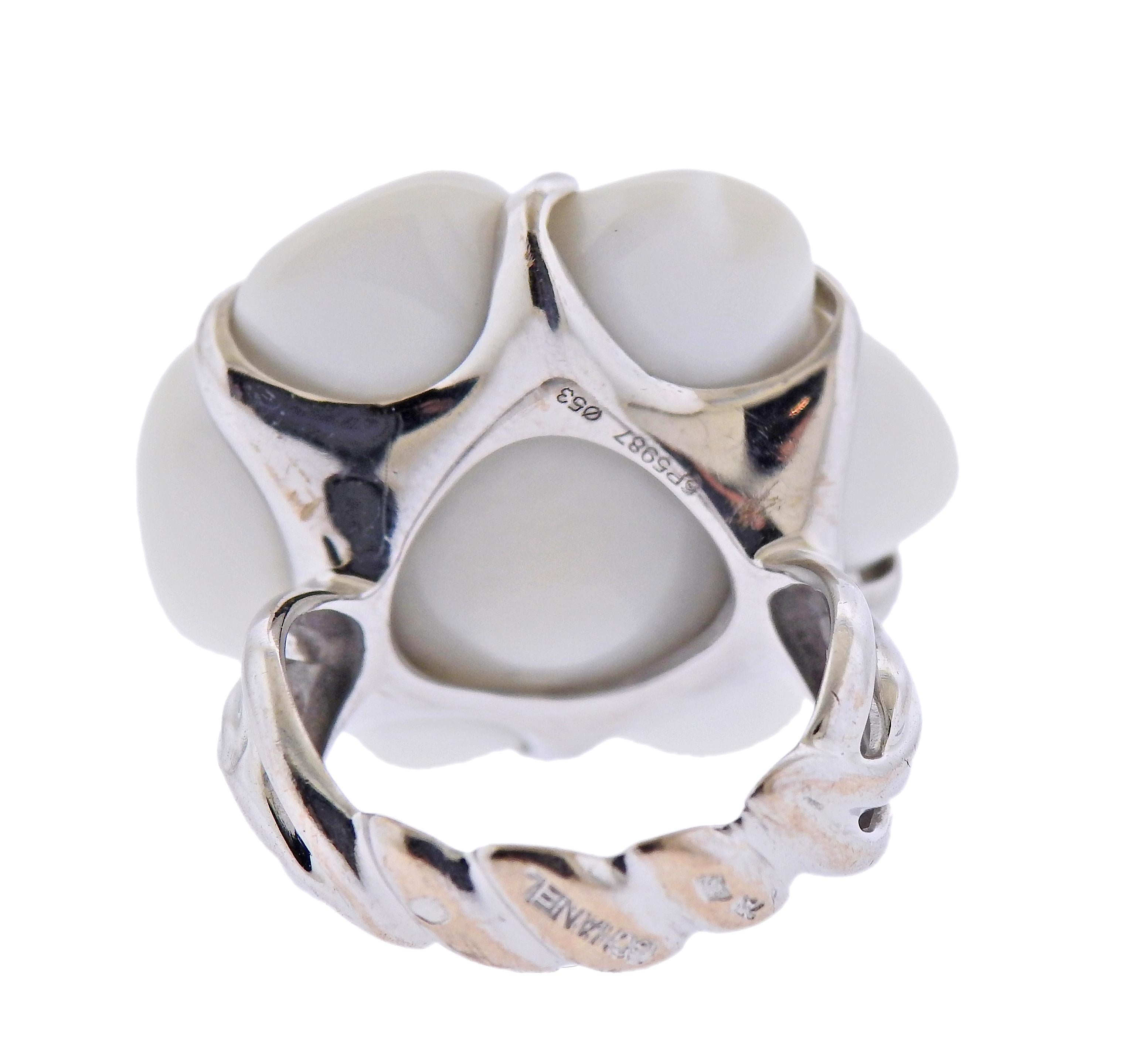 chanel camellia flower ring price