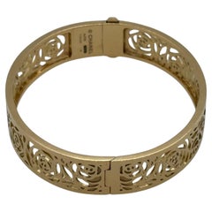 Chanel Camelia Pulsera Ajoure Oro Amarillo