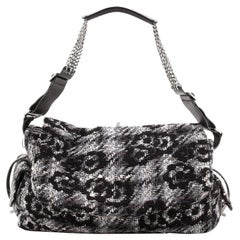Chanel Camera Bag Camellia Tweed and Leather Small