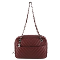 Chanel Camera Bag Chevron Lambskin Medium