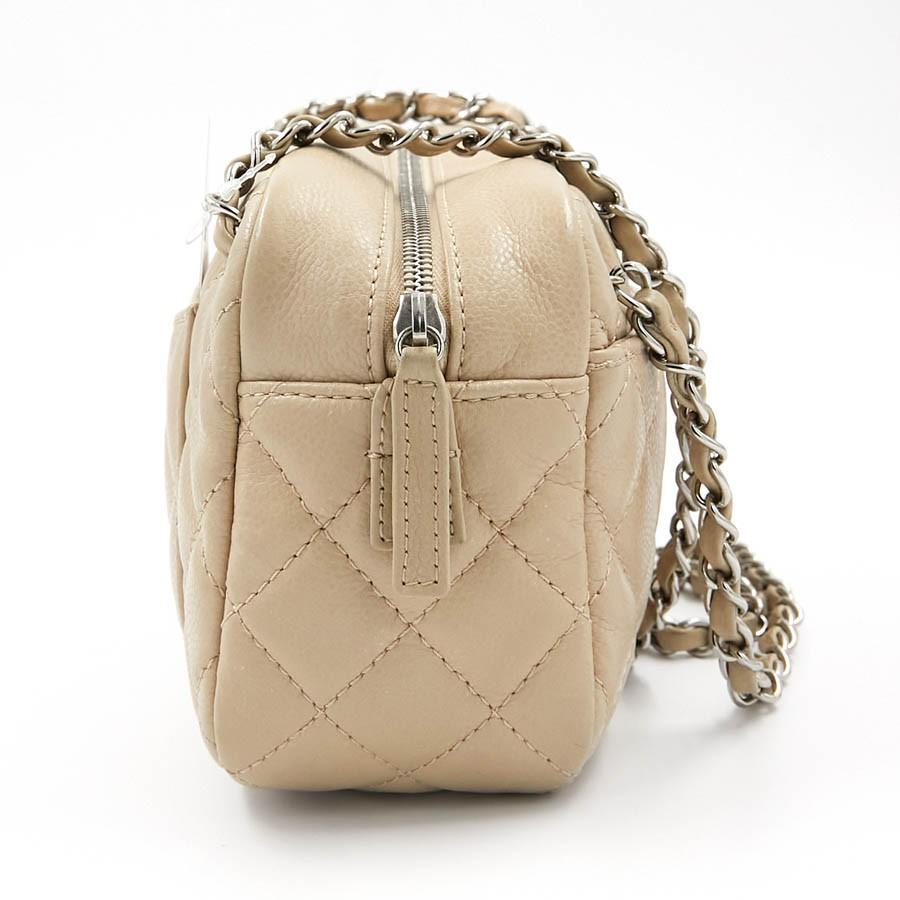 chanel camera bag beige