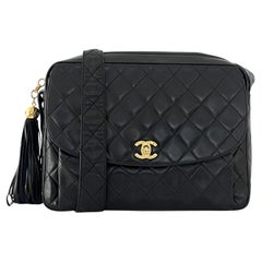 Chanel Camera Bag Quilted Lambskin Black 1991–1994
