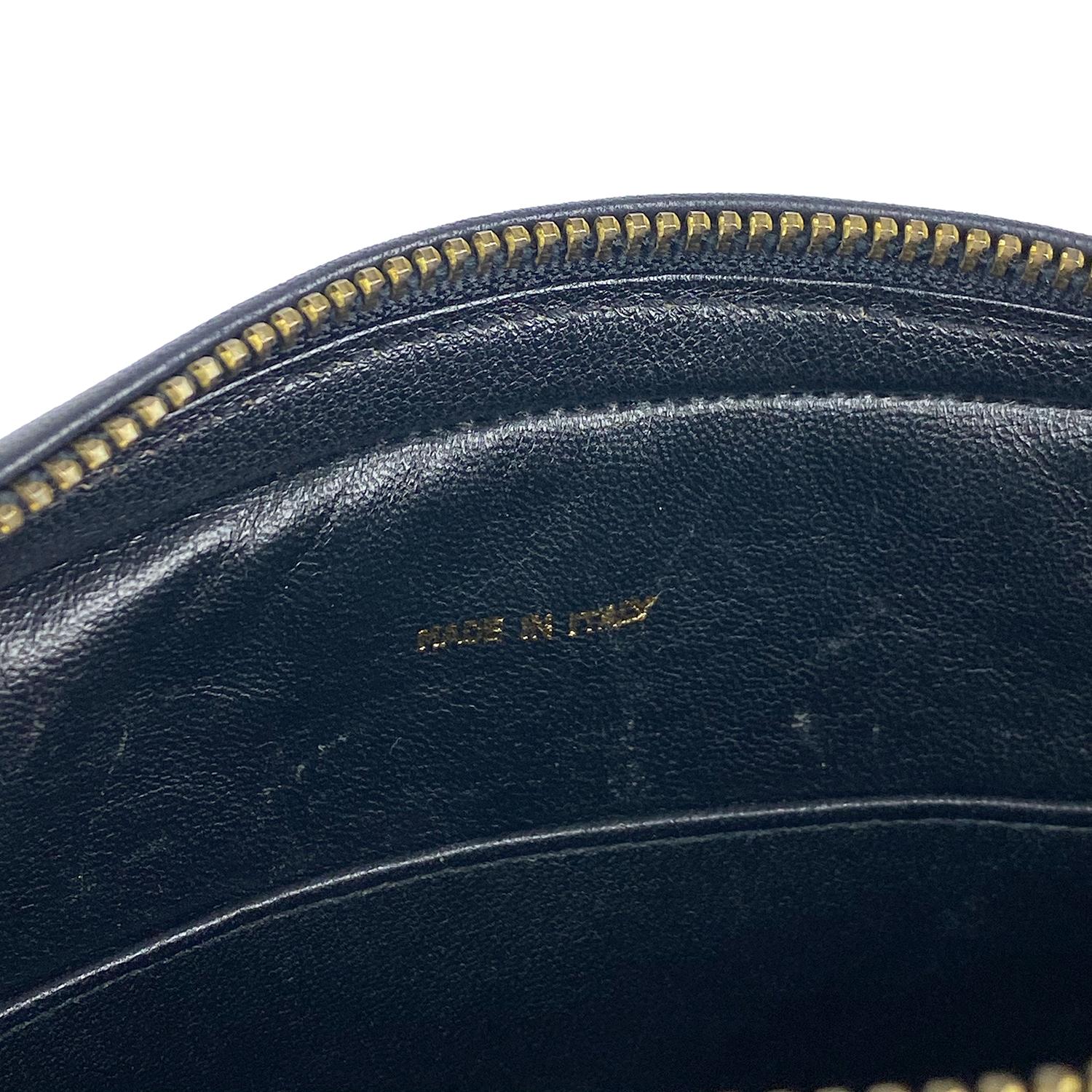 Chanel Camera Black Leather Crossbody Bag For Sale 9