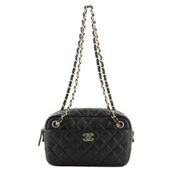 Chanel Camera Case Bag Quilted Caviar Small