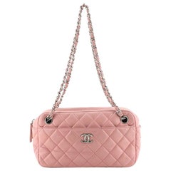 Chanel Camera Case Bag Quilted Lambskin East West