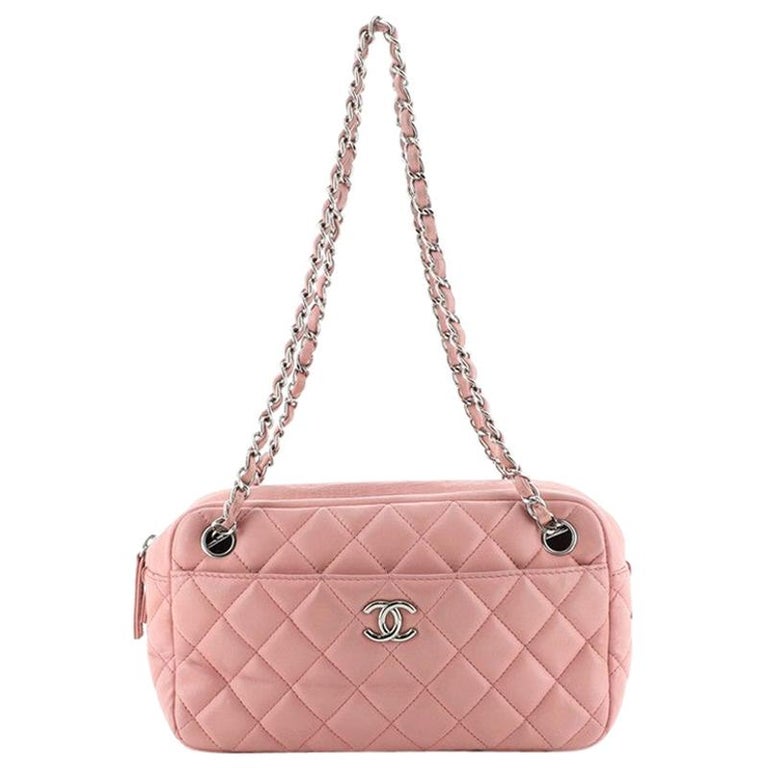Chanel Camera Case Bag Quilted Lambskin East West at 1stDibs