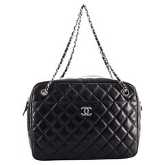 Chanel Camera Case Bag Quilted Lambskin Large