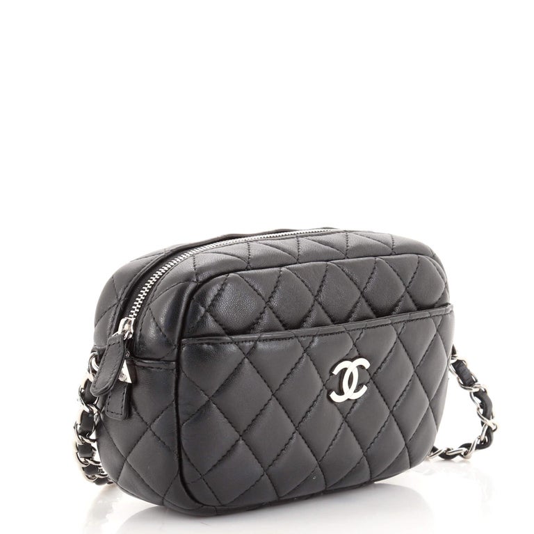 Chanel Camera Case Bag Quilted Lambskin Mini at 1stDibs