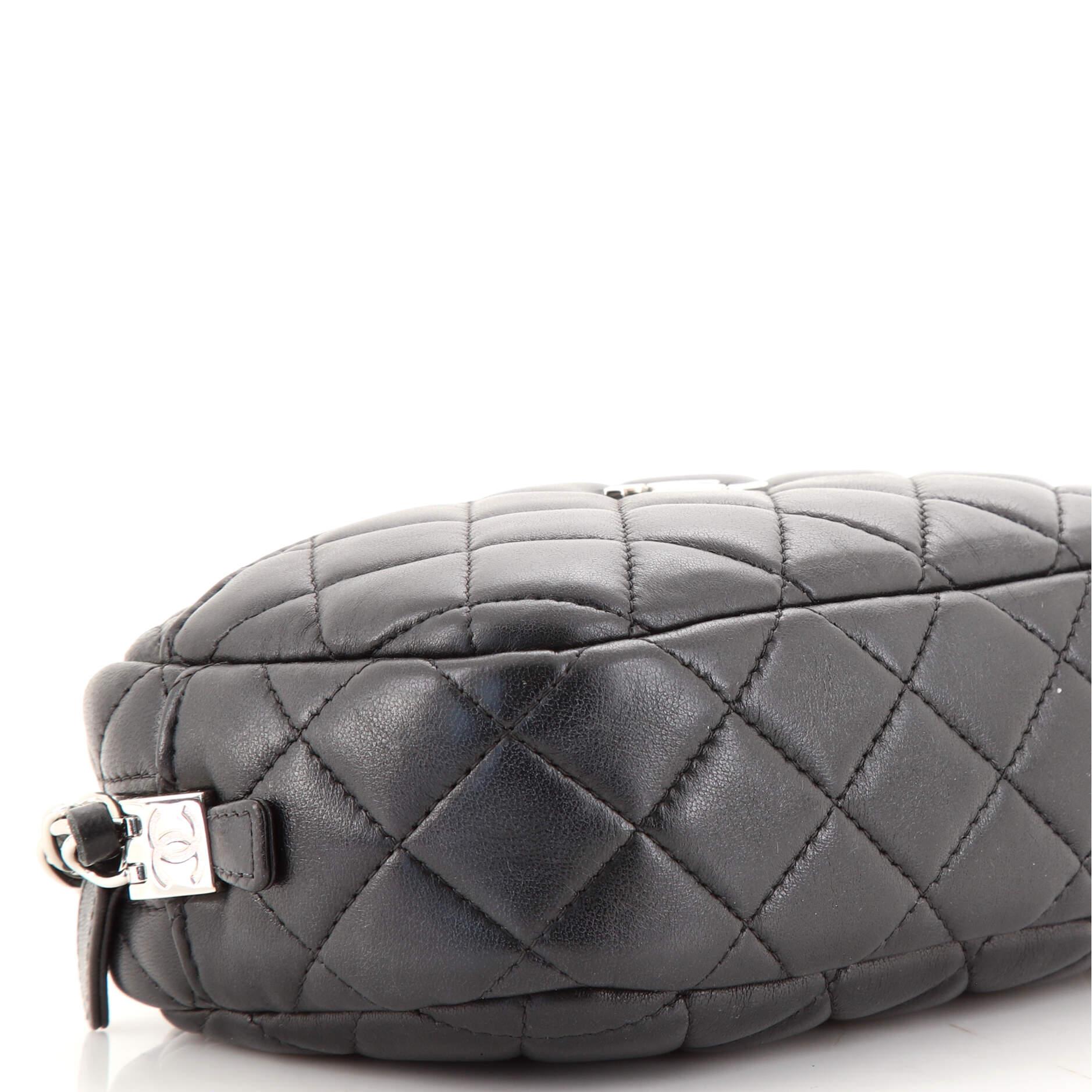 Chanel Camera Case Bag Quilted Lambskin Mini In Good Condition In NY, NY