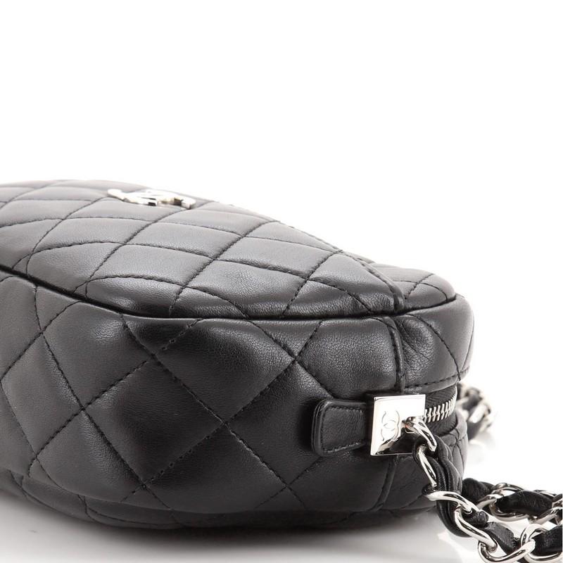 Women's or Men's Chanel Camera Case Bag Quilted Lambskin Mini