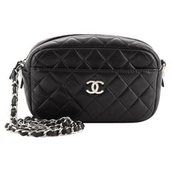 Chanel Camera Case Bag Quilted Lambskin Mini