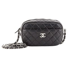 Chanel Camera Case Bag Quilted Lambskin Mini