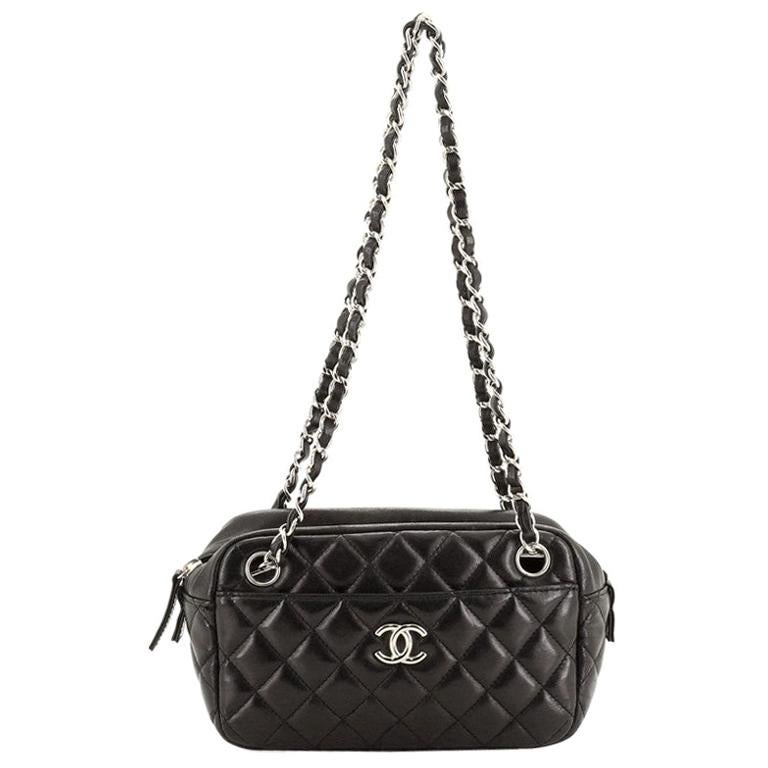 Chanel Camera Case Bag Quilted Lambskin Small