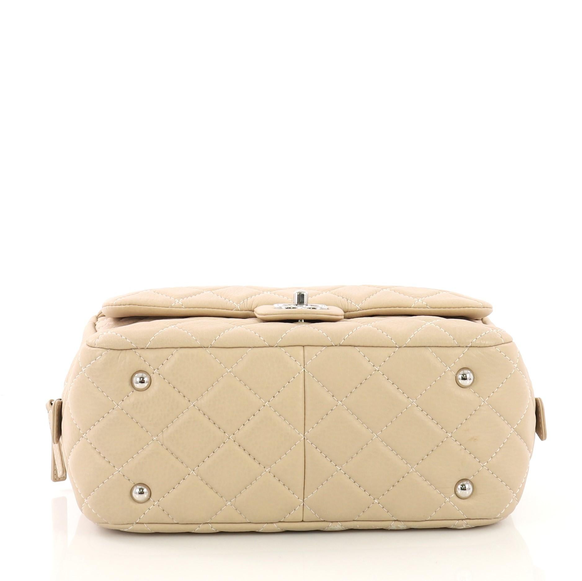 Women's Chanel Camera Case Flap Bag Quilted Calfskin Medium
