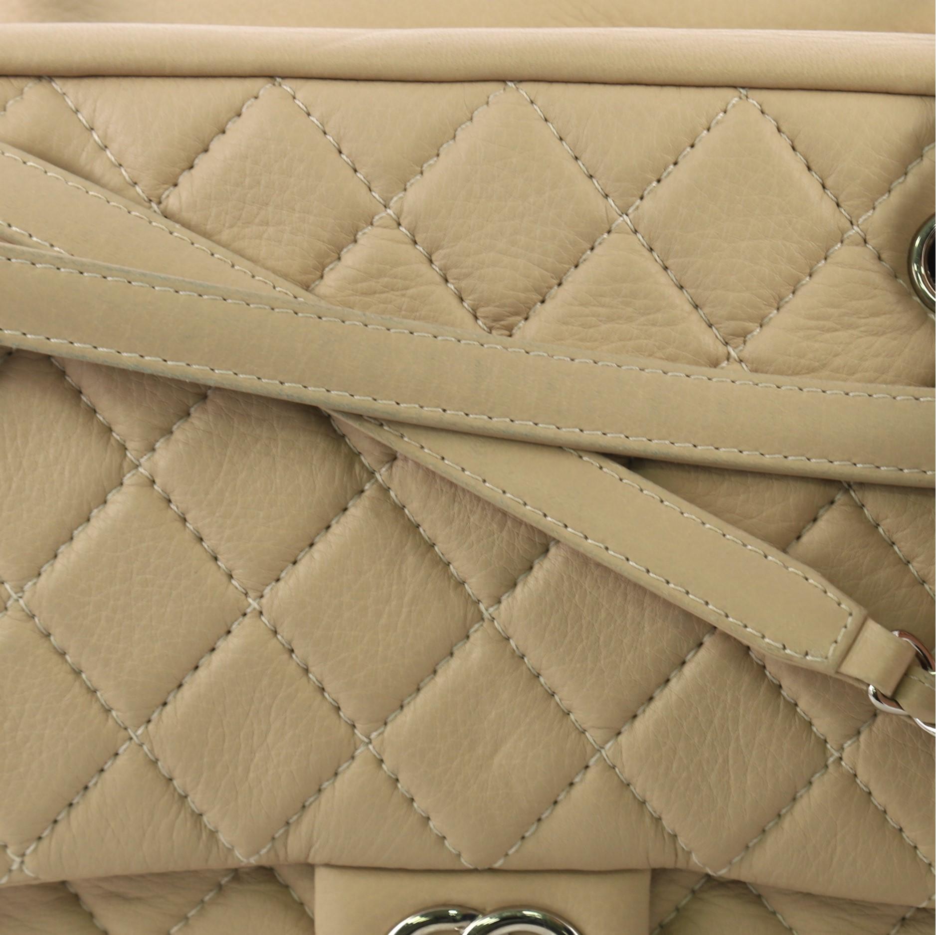Chanel Camera Case Flap Bag Quilted Calfskin Medium 2