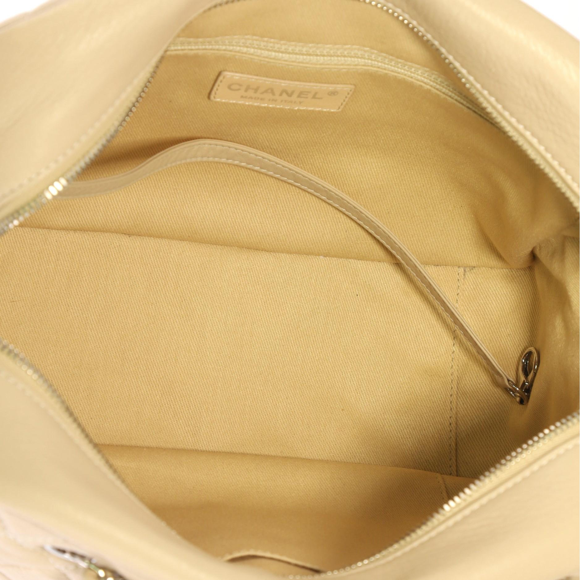 Chanel Camera Case Flap Bag Quilted Calfskin Medium 4
