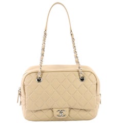 Chanel Camera Case Flap Bag Quilted Calfskin Medium