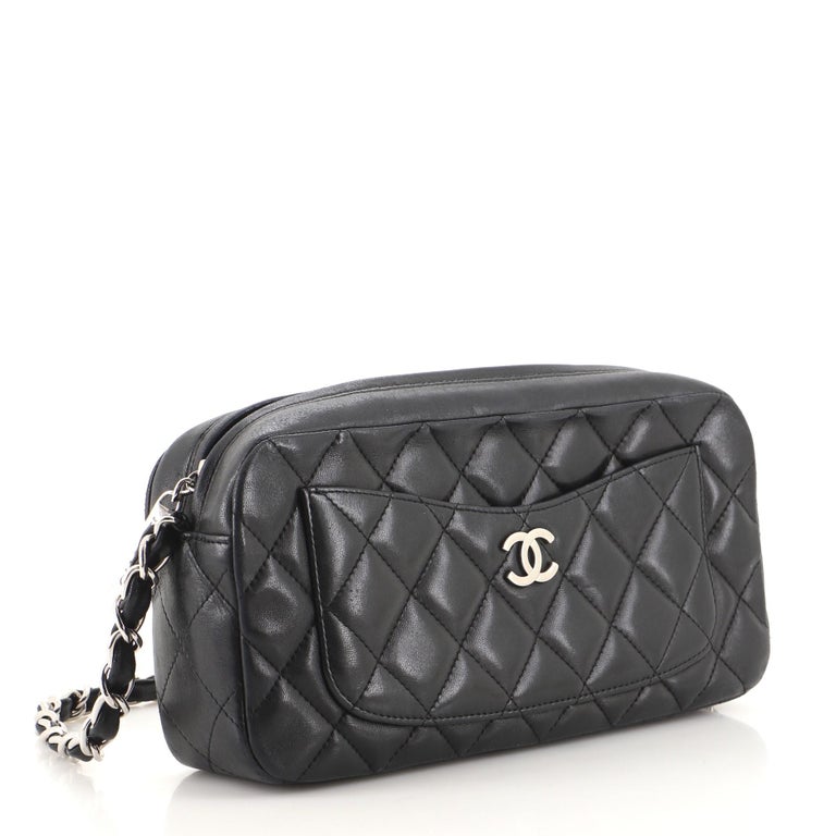 Chanel Camera Case Shoulder Bag Quilted Lambskin Medium at 1stDibs