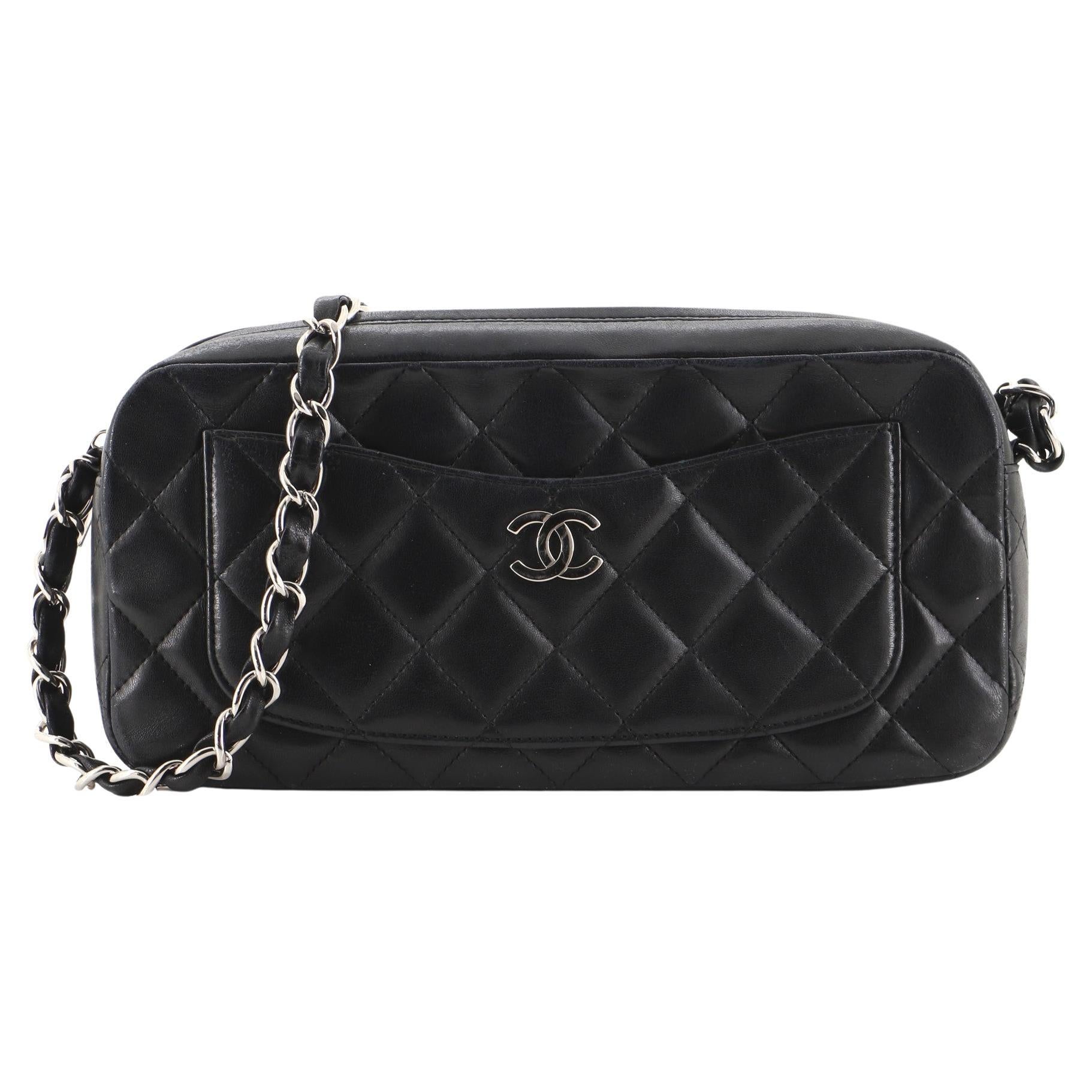 Chanel Camera Case Shoulder Bag Quilted Lambskin Medium at 1stDibs