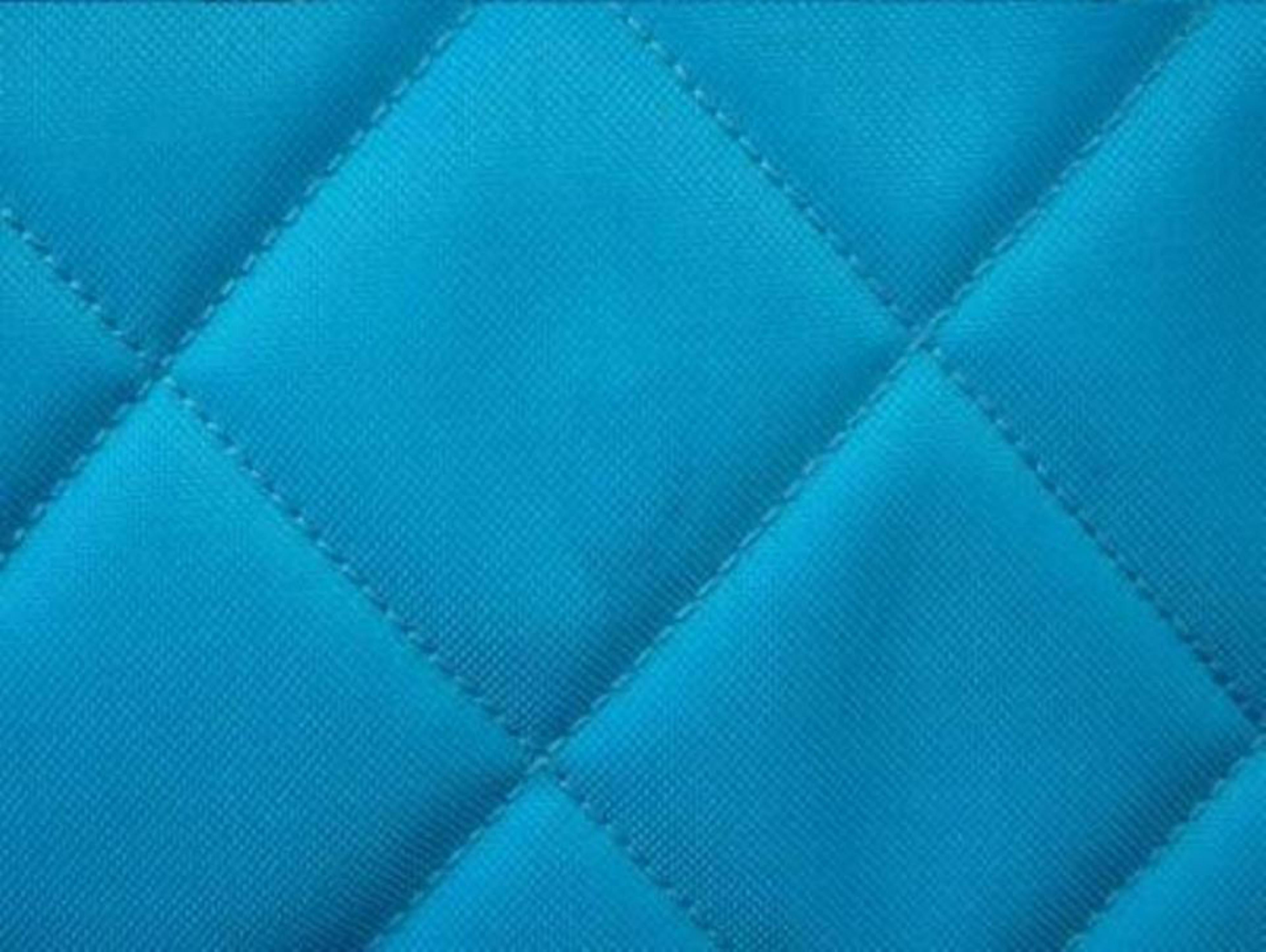 Chanel Camera Chain 215233 Neon Blue Quilted Canvas Shoulder Bag For Sale 6