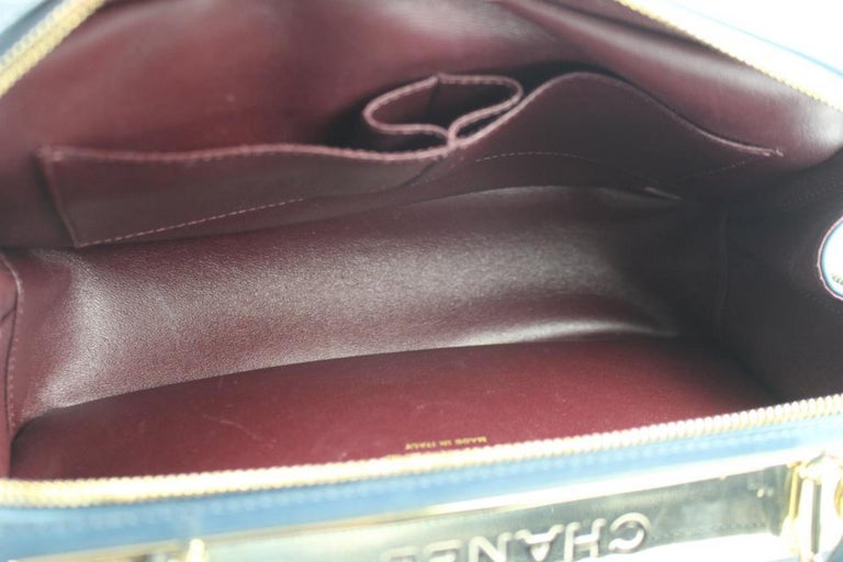 tas handbag Chanel Bowling Bag Pink Lambskin mix Tweed Beige SHW #9 Handbag