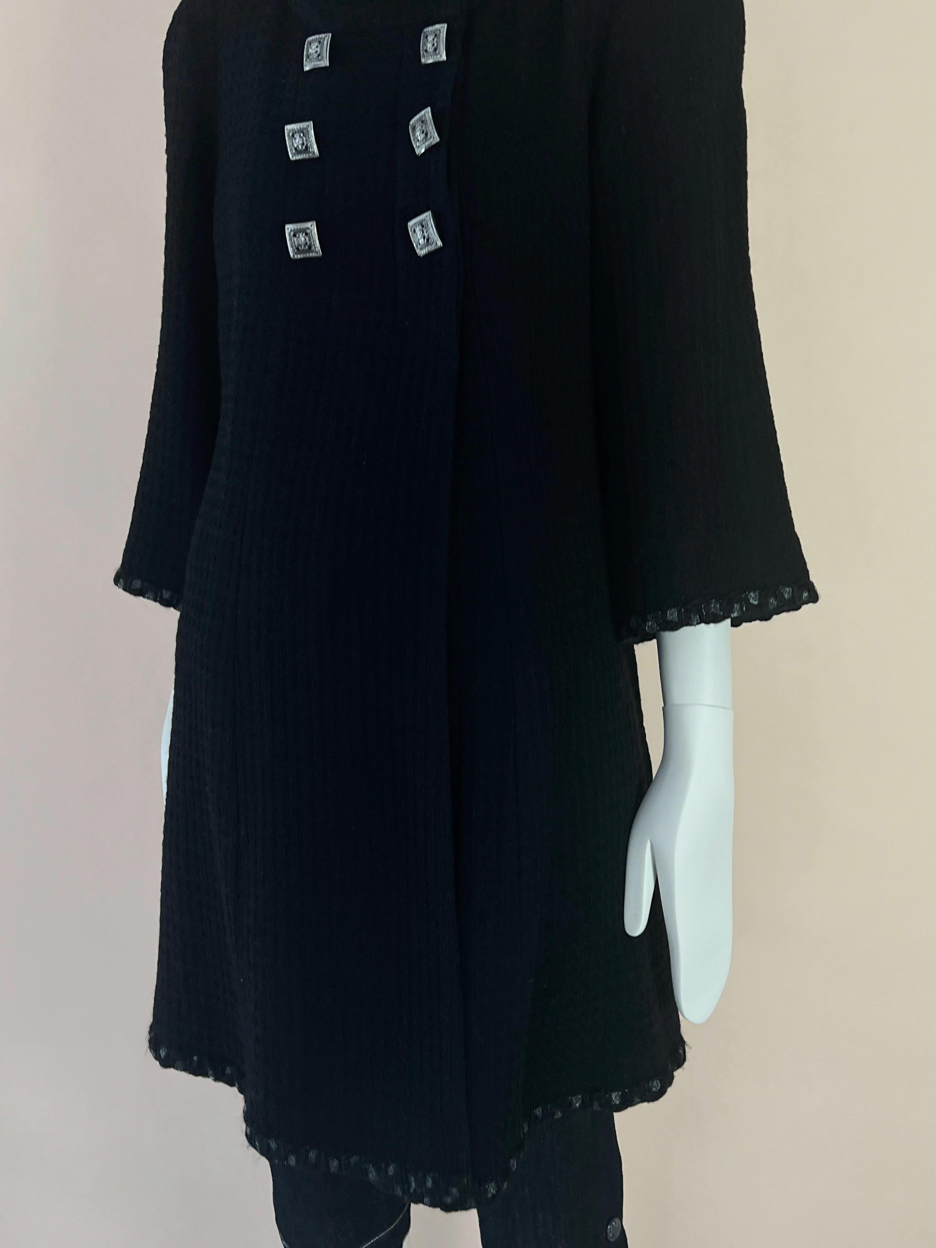 Chanel Cameron Diaz Jewel Buttons Tweed Coat 1