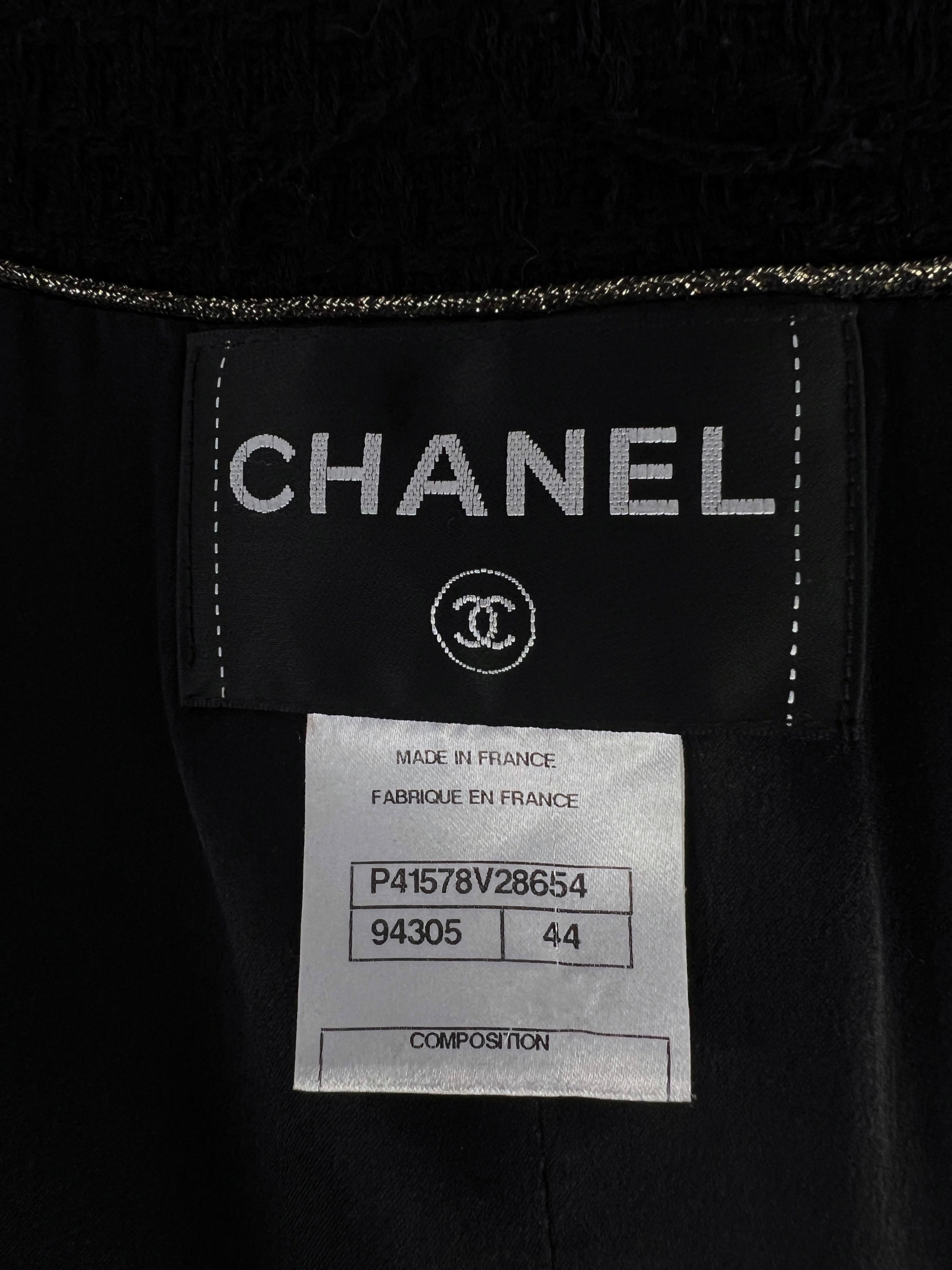 Chanel Cameron Diaz Jewel Buttons Tweed Coat 4