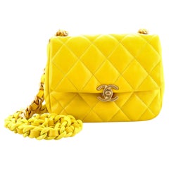 Chanel Candy Chain CC Flap Bag Quilted Lambskin Mini