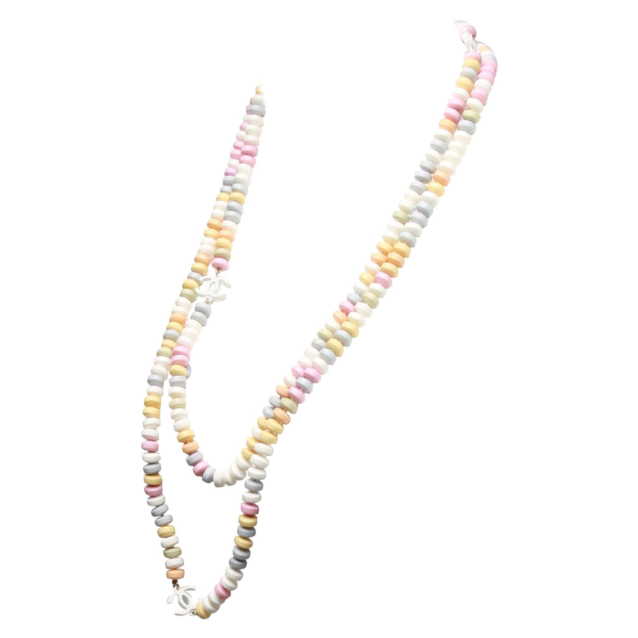 Chanel CC Candy Multicolor Resin Long Necklace Chanel  TLC