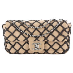 Chanel Canebiers Flap Bag Calfskin Medium