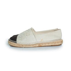 Chanel, canvas espadrilles in beige
