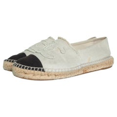 Chanel, canvas espadrilles in beige