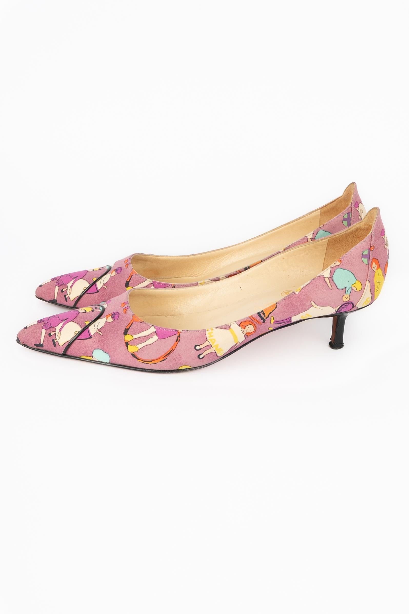 Chanel Pumps aus Segeltuch Damen im Angebot