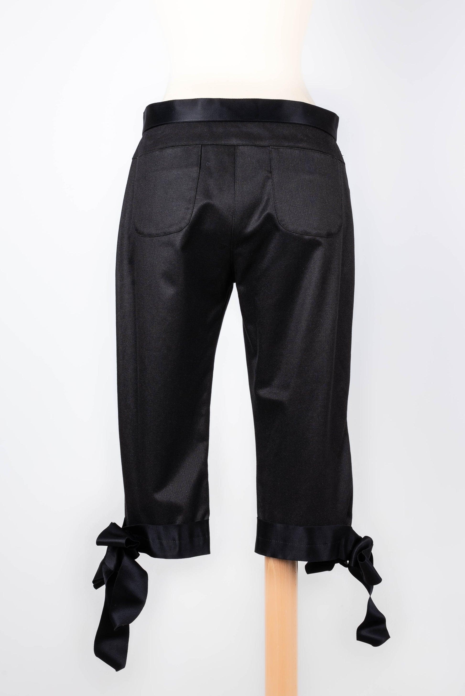 Women's Chanel Capri Pants in Cotton and Silk, 2005 For Sale