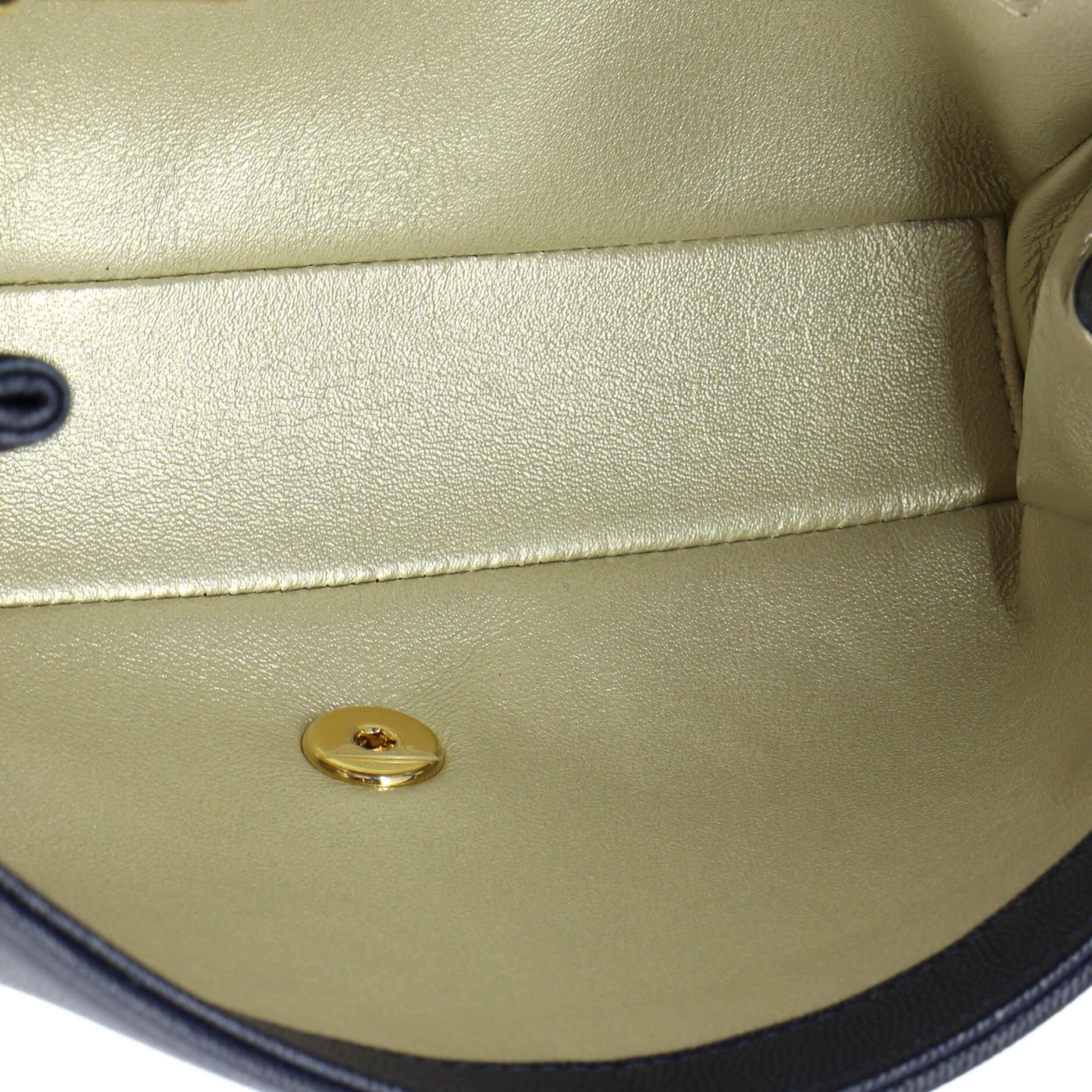 Chanel Captain Gold Flap Bag Embroidered Caviar Medium 2